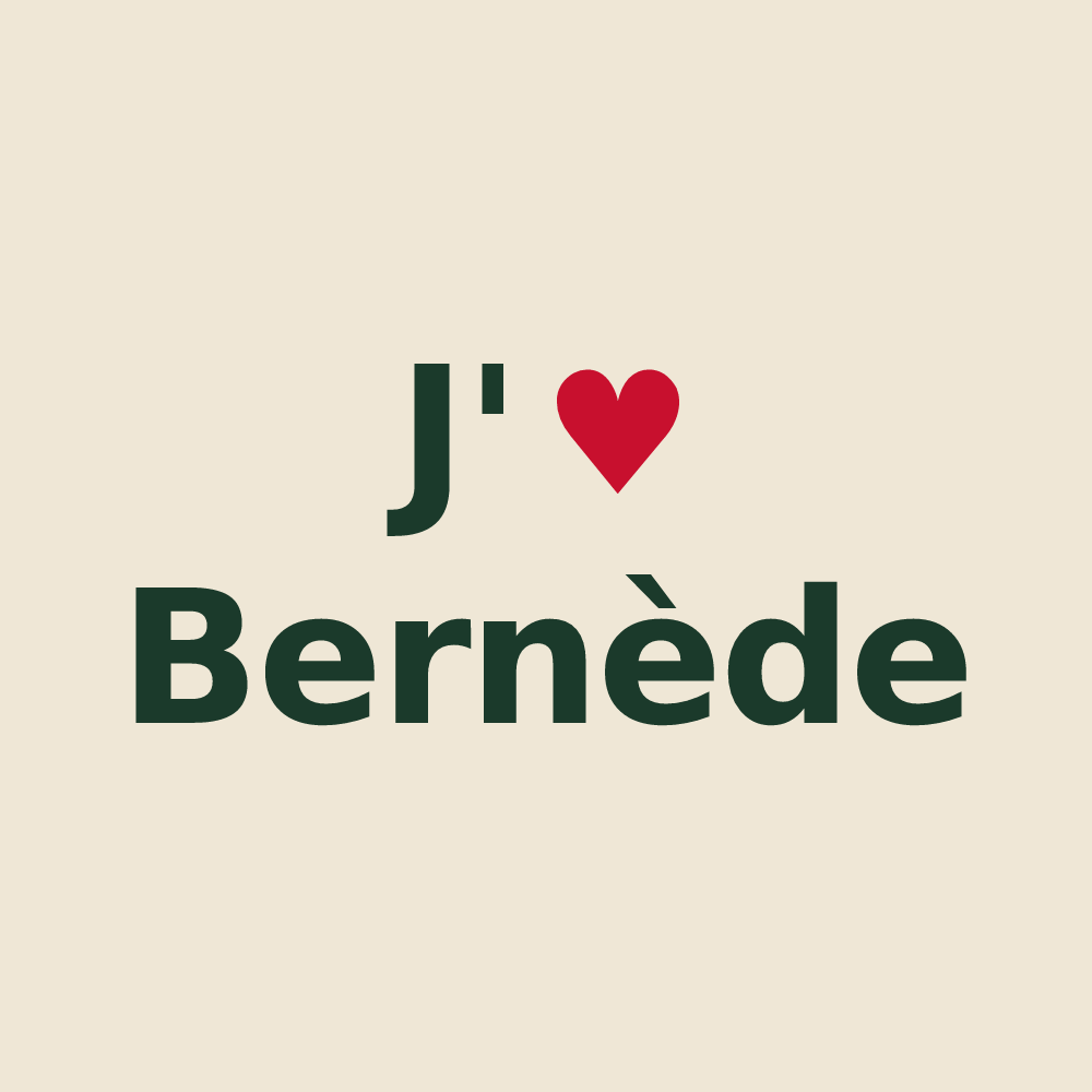 Tote bag personnalisé Bernède — design J'aime Bernède