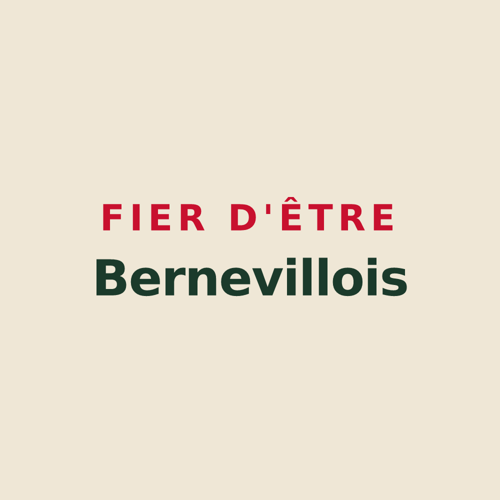 Tote bag « Fier d'être Bernevillois » — design pour Berneville