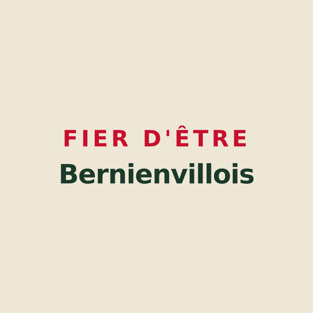 Tote bag « Fier d'être Bernienvillois » — design pour Bernienville
