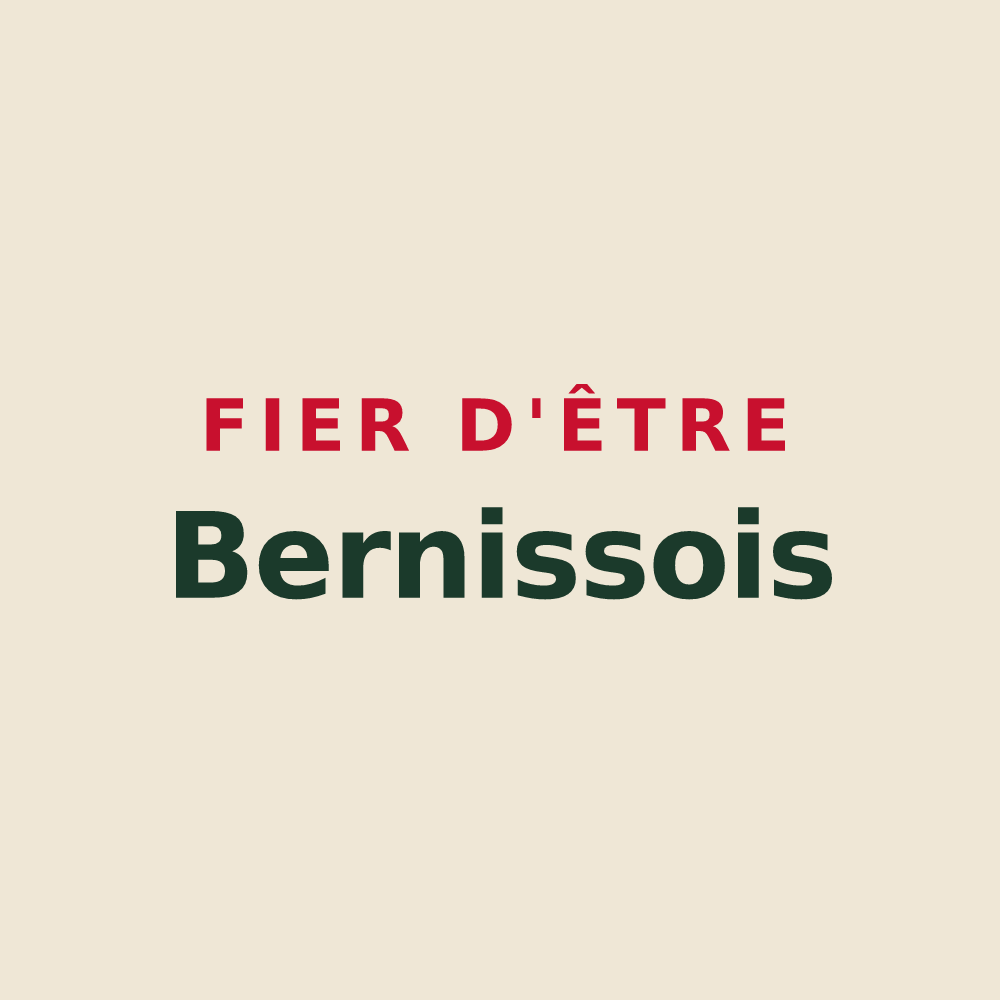 Tote bag « Fier d'être Bernissois » — design pour Bernis