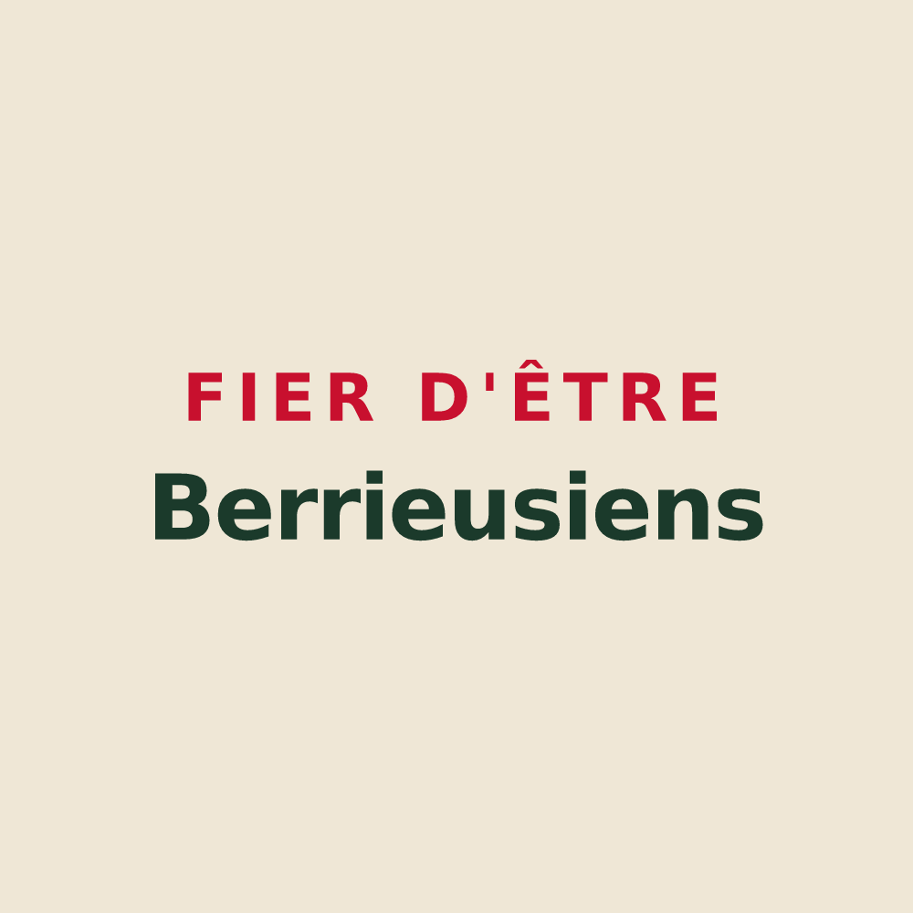 Tote bag « Fier d'être Berrieusiens » — design pour Berrieux