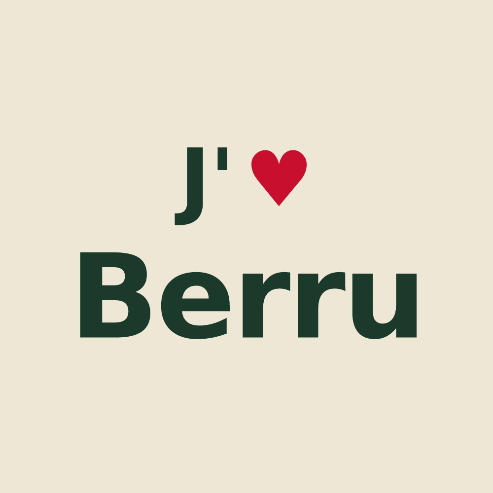 Tote bag personnalisé Berru — design J'aime Berru