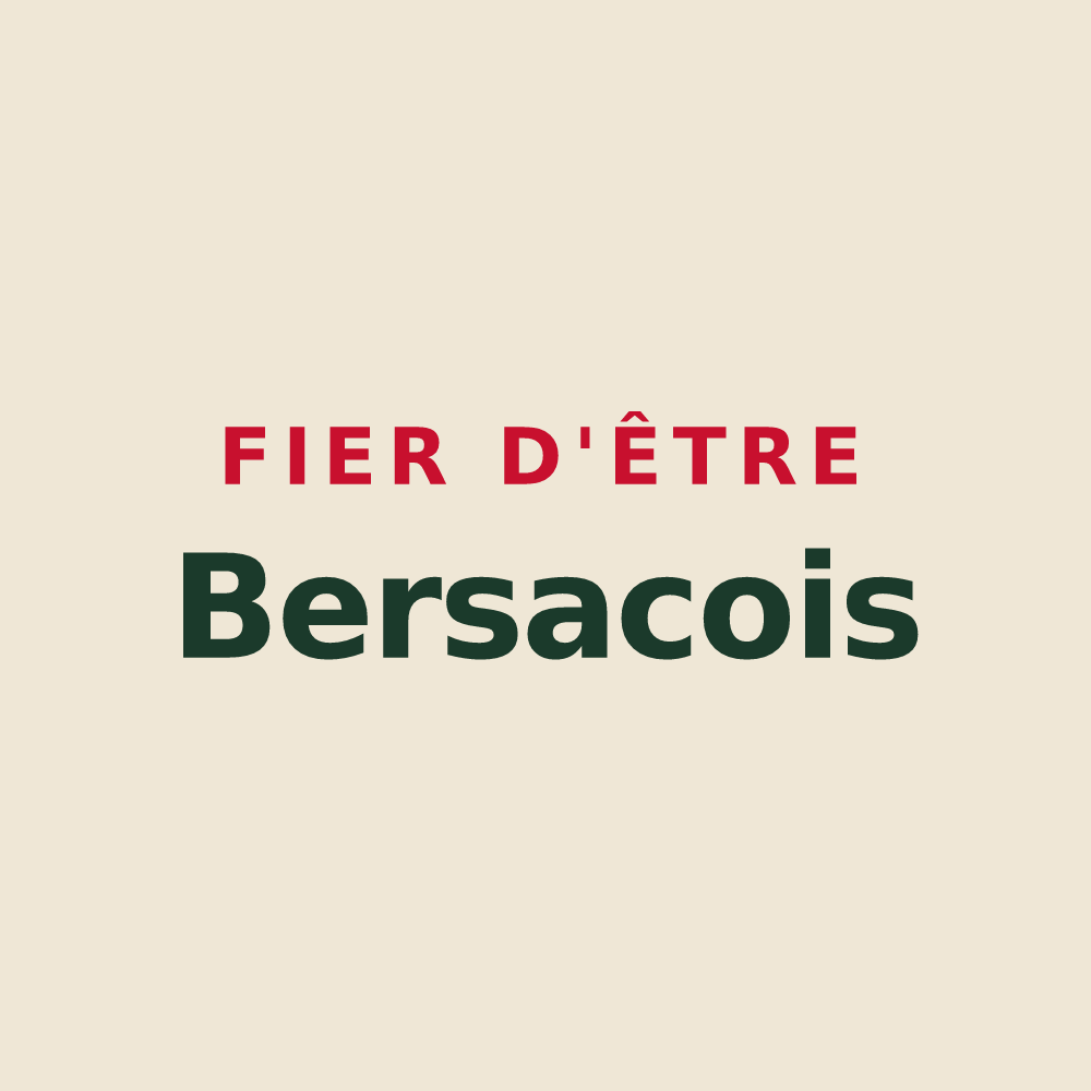 Tote bag « Fier d'être Bersacois » — design pour Bersac-sur-Rivalier