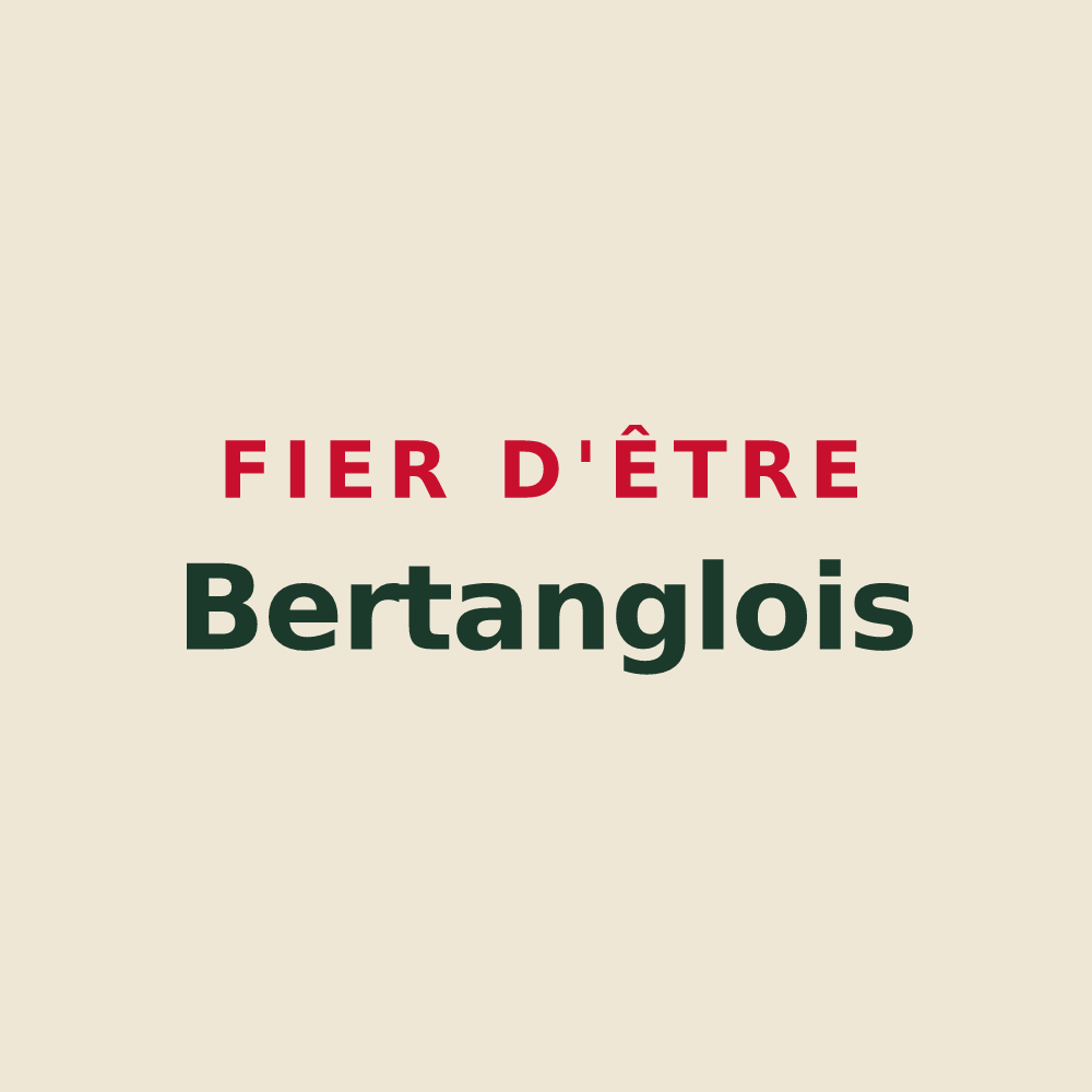 Tote bag « Fier d'être Bertanglois » — design pour Bertangles