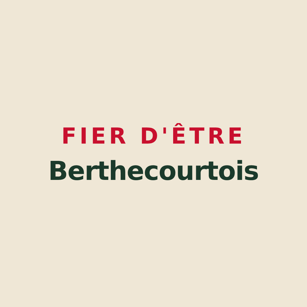 Tote bag « Fier d'être Berthecourtois » — design pour Berthecourt