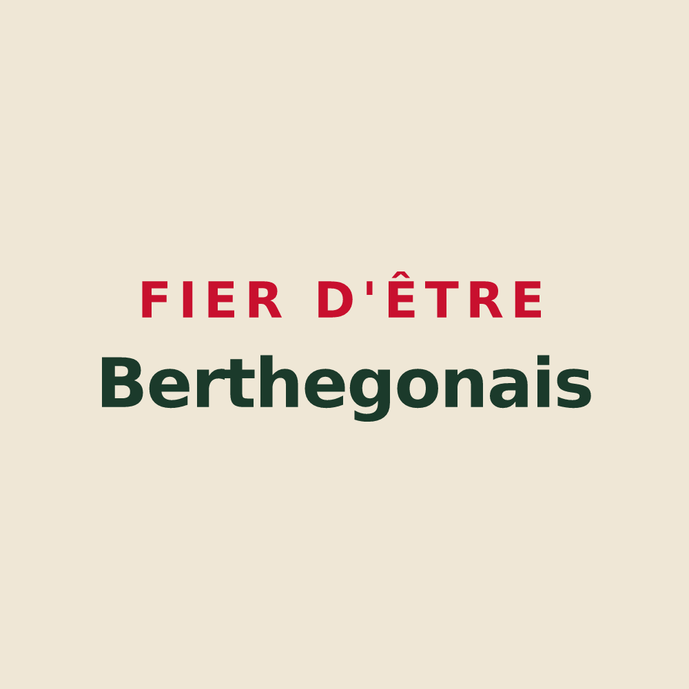 Tote bag « Fier d'être Berthegonais » — design pour Berthegon