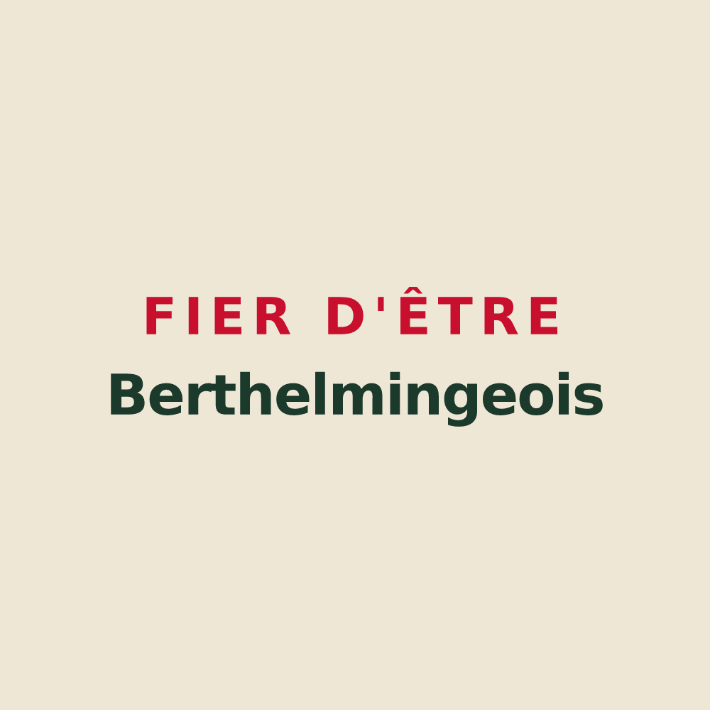 Tote bag « Fier d'être Berthelmingeois » — design pour Berthelming