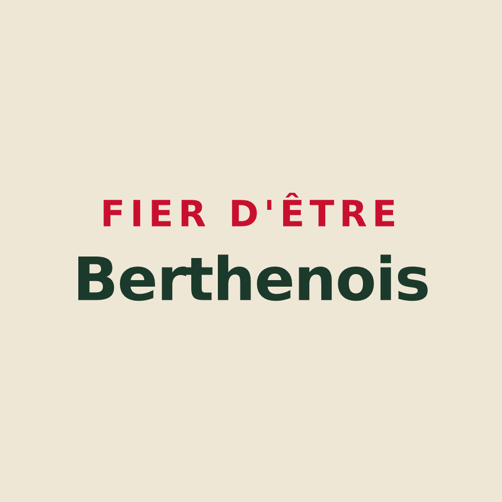 Tote bag « Fier d'être Berthenois » — design pour Berthen