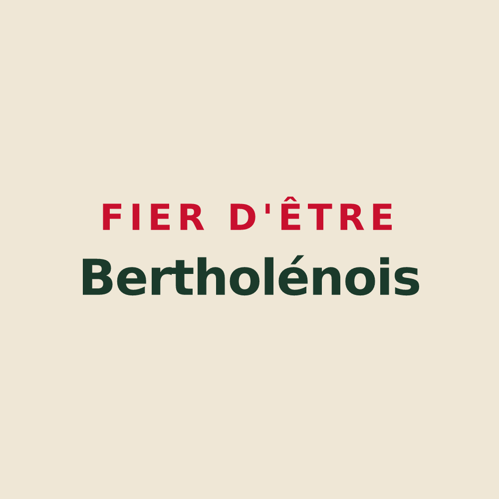 Tote bag « Fier d'être Bertholénois » — design pour Bertholène