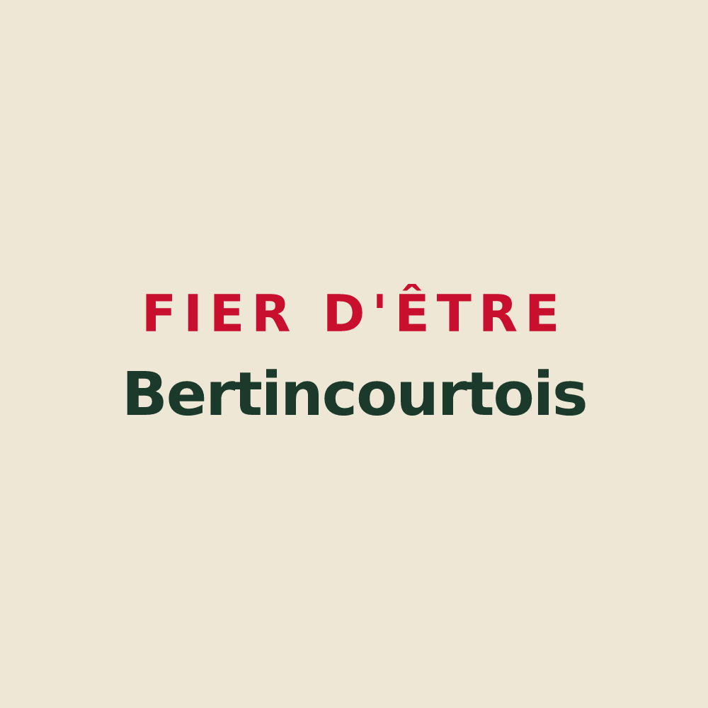 Tote bag « Fier d'être Bertincourtois » — design pour Bertincourt