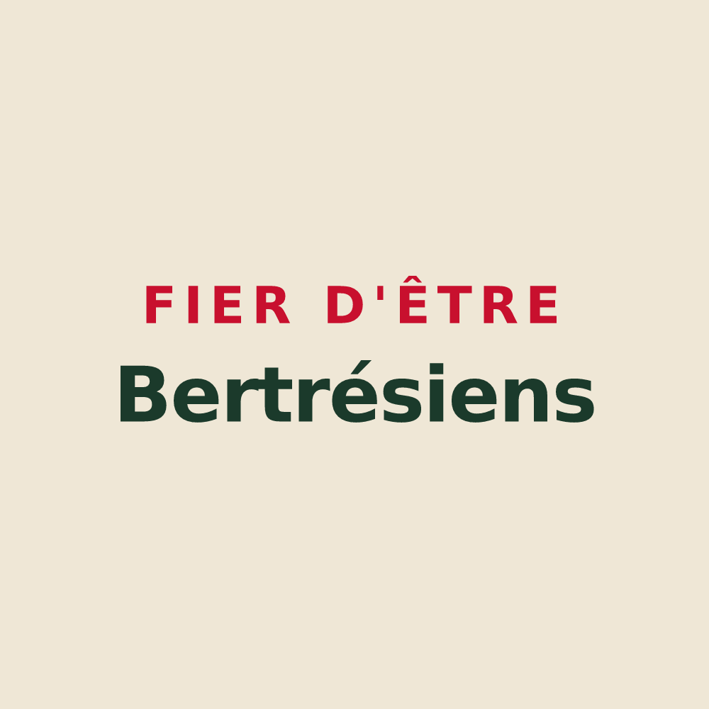 Tote bag « Fier d'être Bertrésiens » — design pour Bertry