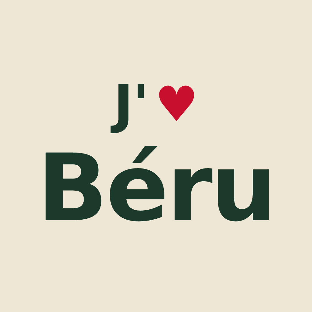 Tote bag personnalisé Béru — design J'aime Béru