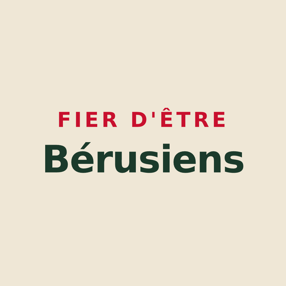 Tote bag « Fier d'être Bérusiens » — design pour Bérus