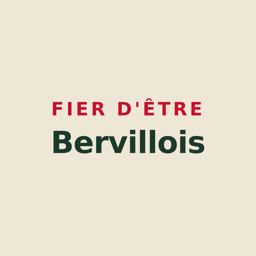 Tote bag « Fier d'être Bervillois » — design pour Berville-la-Campagne
