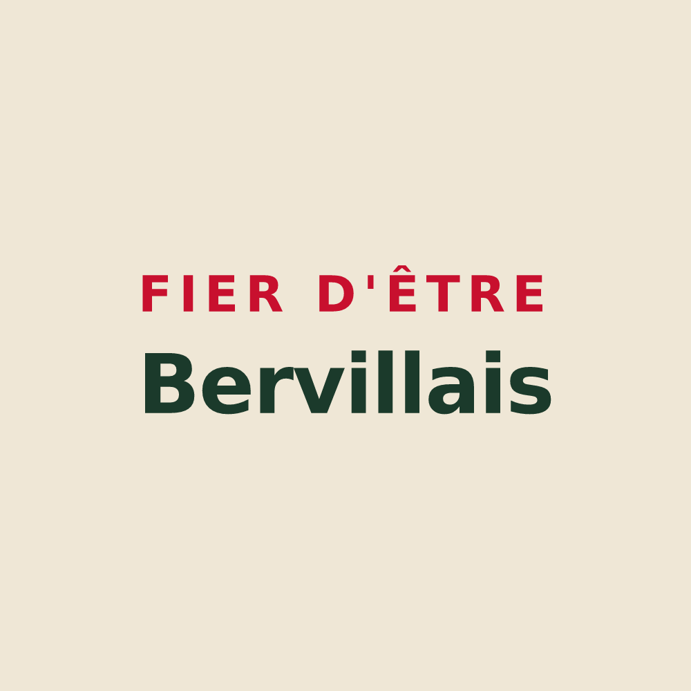 Tote bag « Fier d'être Bervillais » — design pour Berville-sur-Mer
