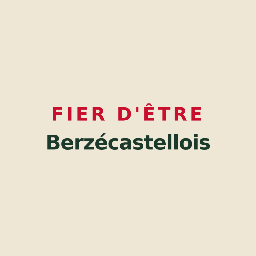 Tote bag « Fier d'être Berzécastellois » — design pour Berzé-le-Châtel