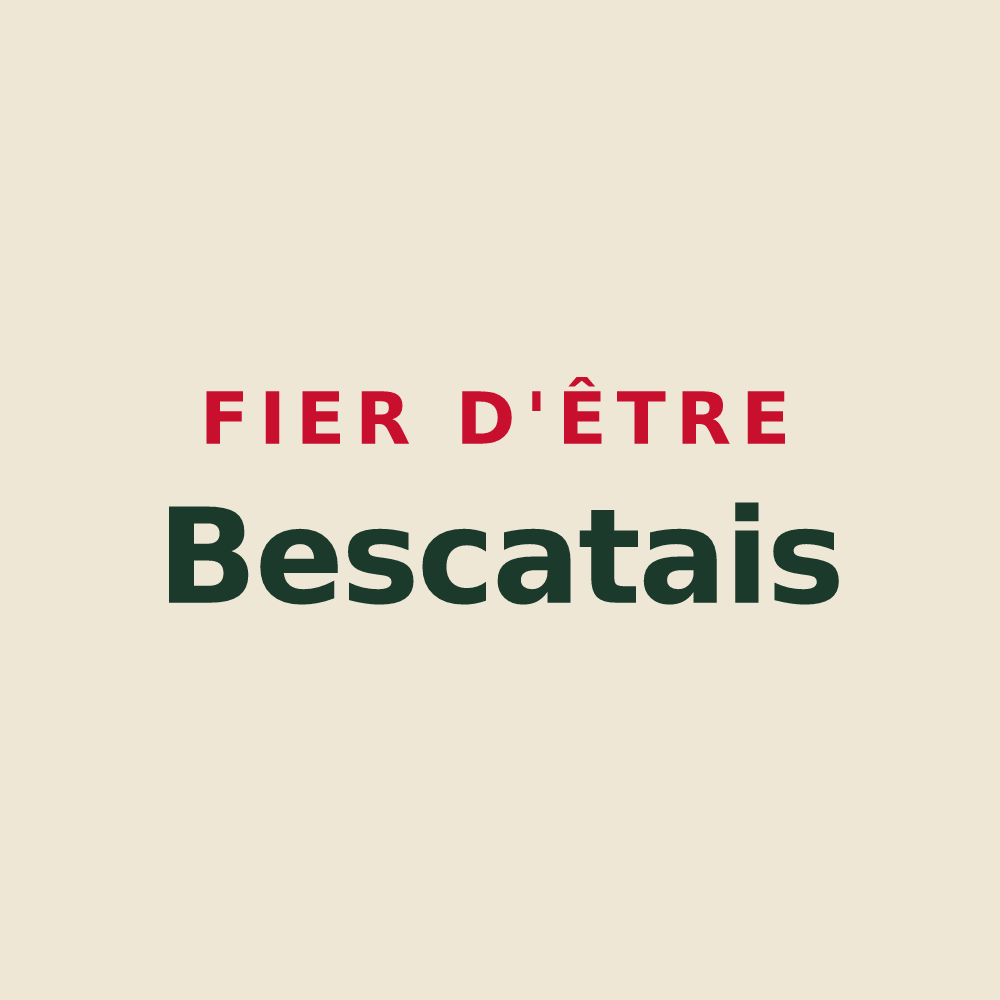 Tote bag « Fier d'être Bescatais » — design pour Bescat