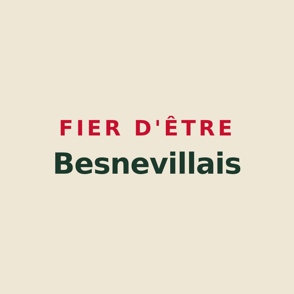 Tote bag « Fier d'être Besnevillais » — design pour Besneville