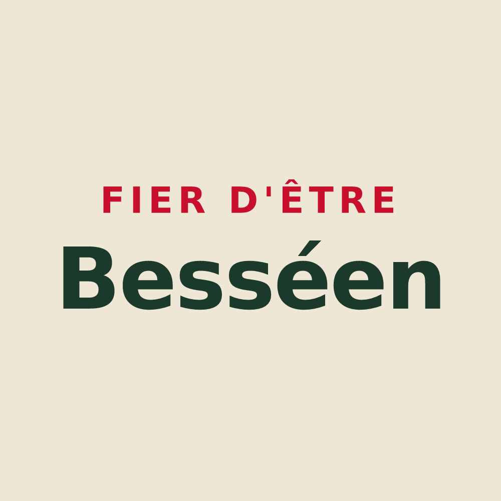 Tote bag « Fier d'être Besséen » — design pour Bessé-sur-Braye