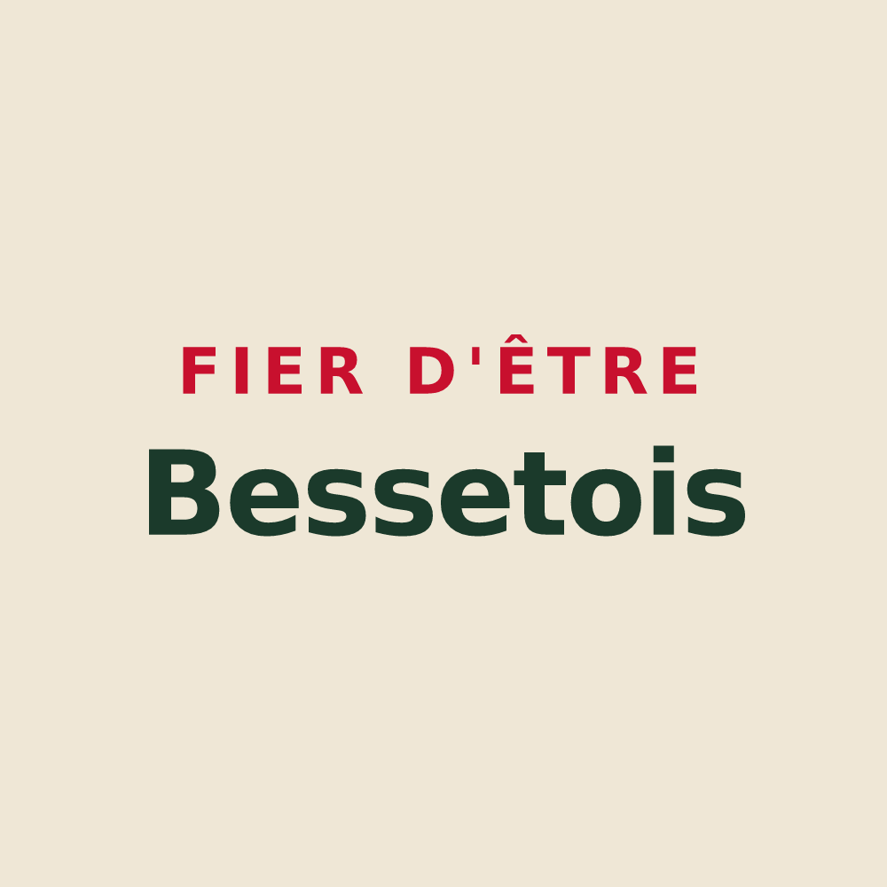 Tote bag « Fier d'être Bessetois » — design pour Besset