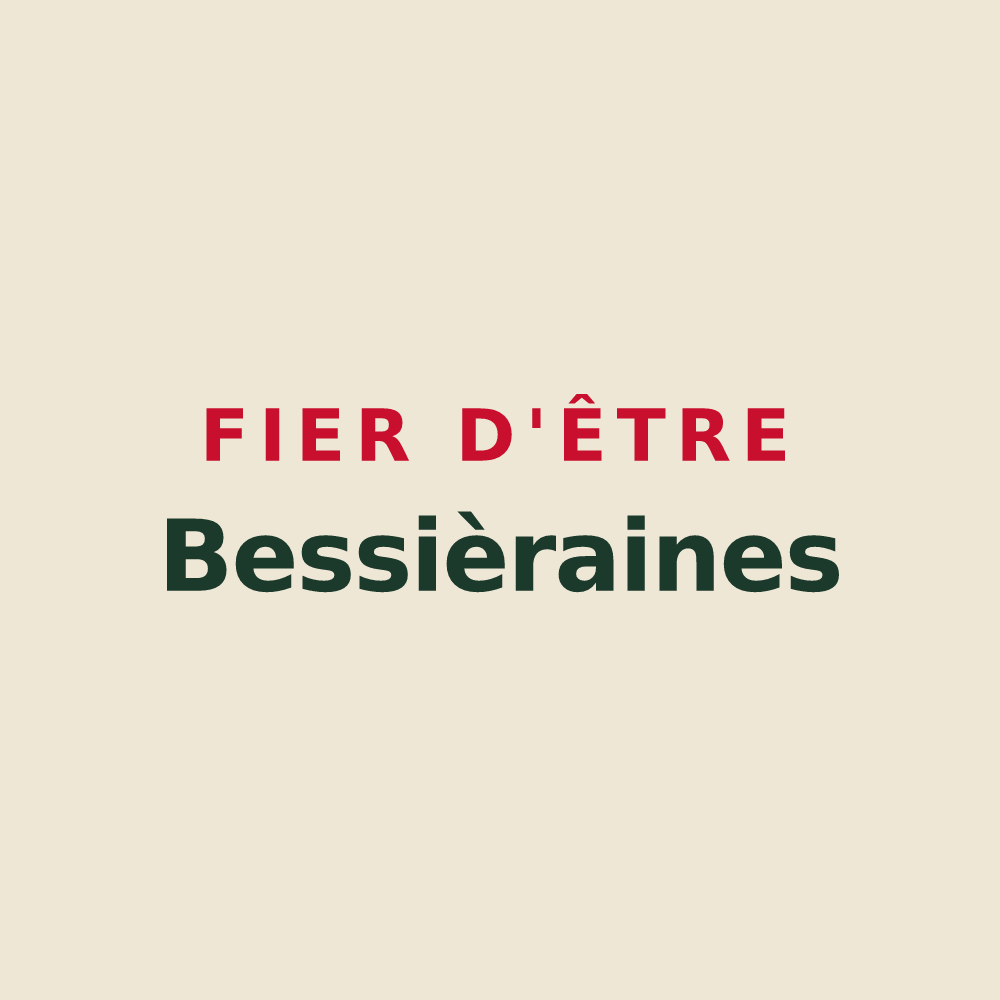 Tote bag « Fier d'être Bessièraines » — design pour Bessières