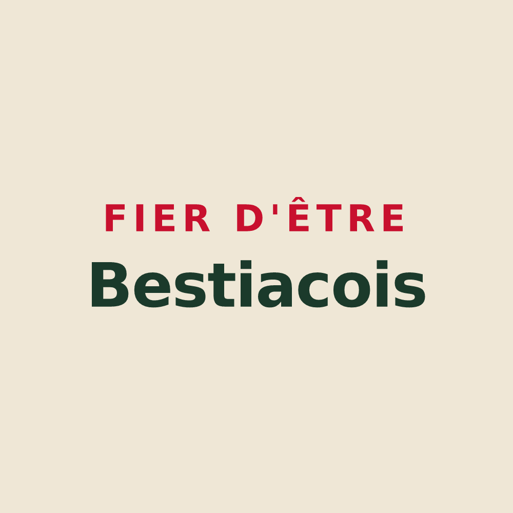 Tote bag « Fier d'être Bestiacois » — design pour Bestiac