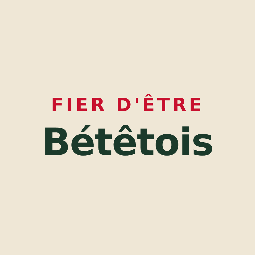 Tote bag « Fier d'être Bétêtois » — design pour Bétête