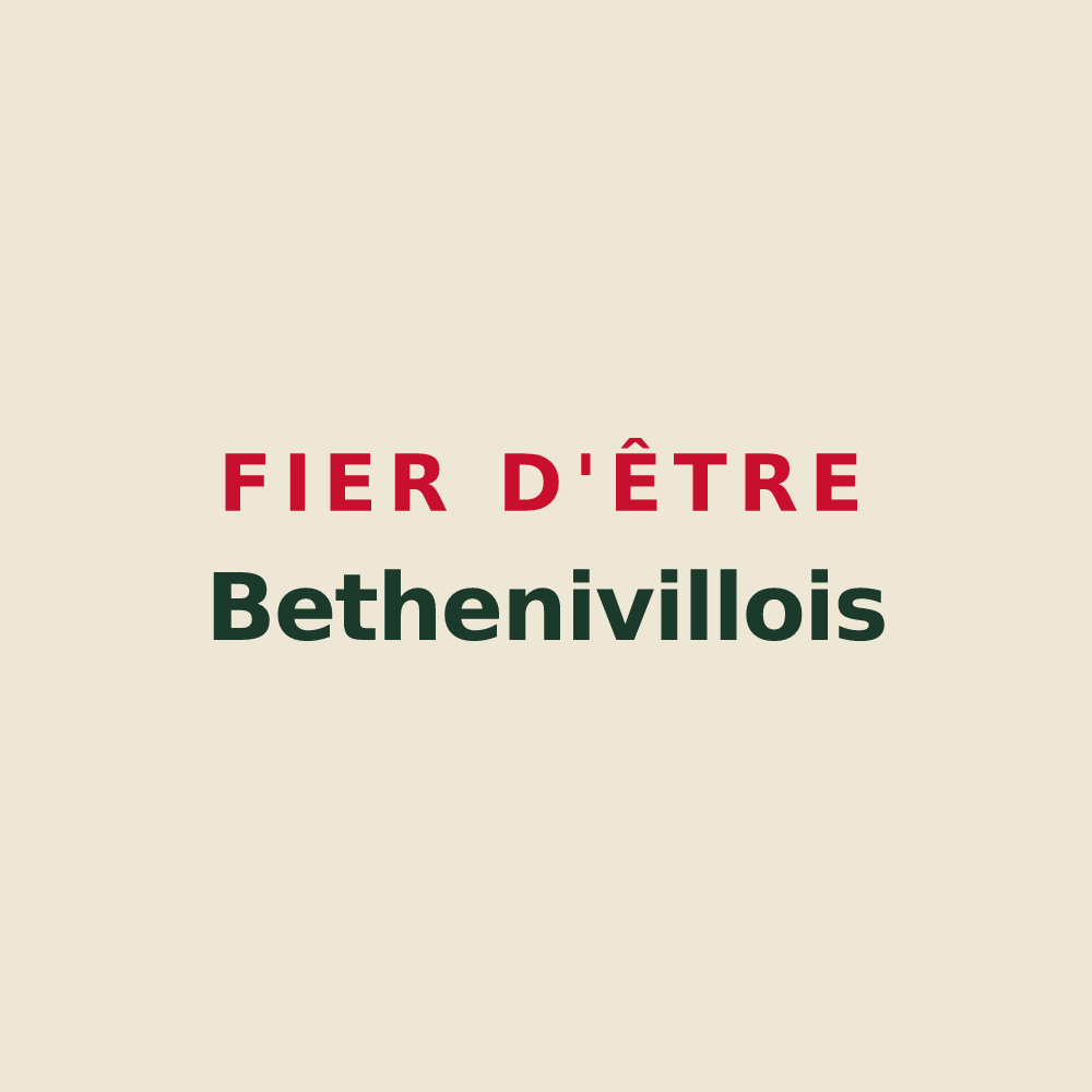 Tote bag « Fier d'être Bethenivillois » — design pour Bétheniville