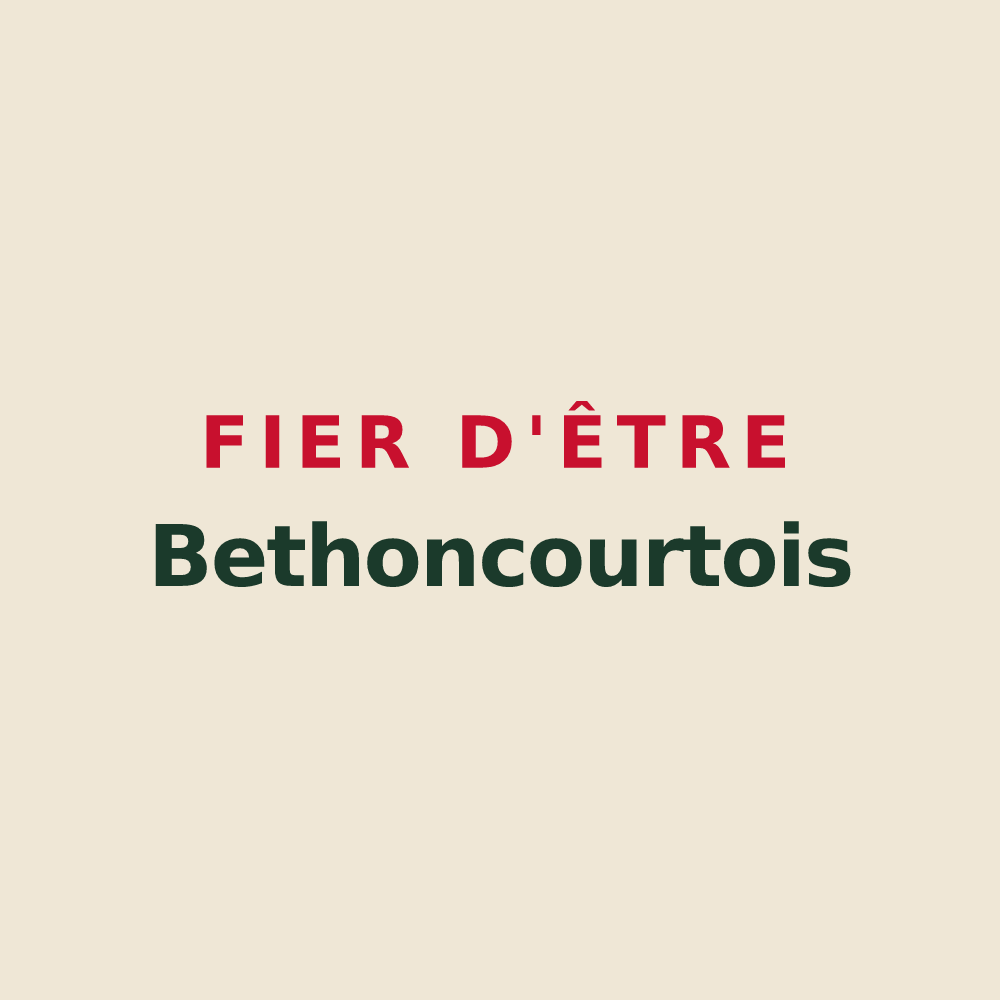 Tote bag « Fier d'être Bethoncourtois » — design pour Bethoncourt