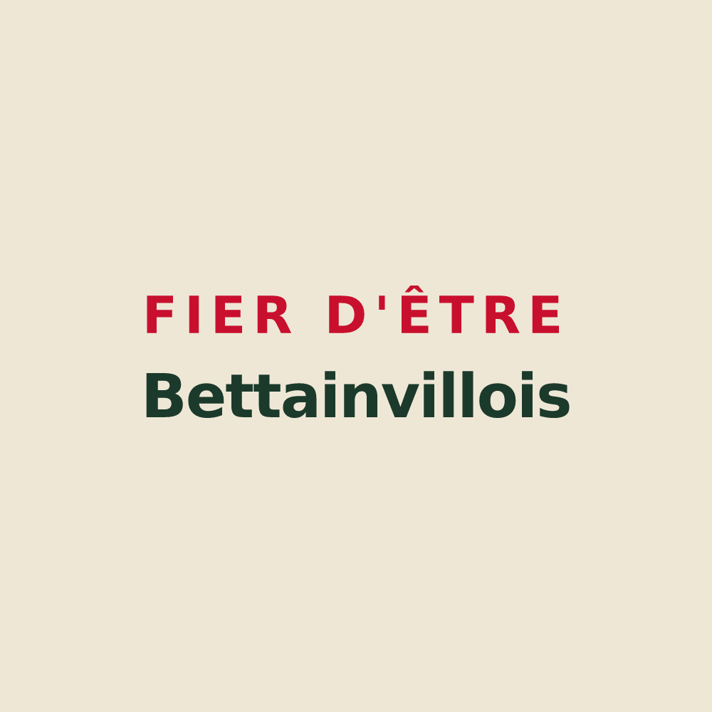 Tote bag « Fier d'être Bettainvillois » — design pour Bettainvillers