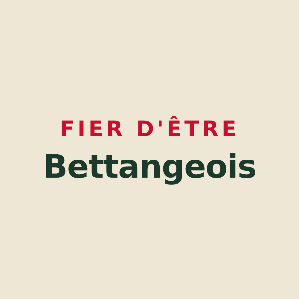 Tote bag « Fier d'être Bettangeois » — design pour Bettange