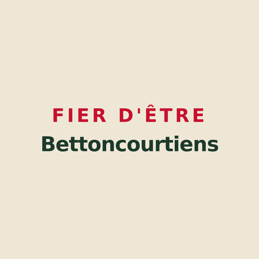 Tote bag « Fier d'être Bettoncourtiens » — design pour Bettoncourt