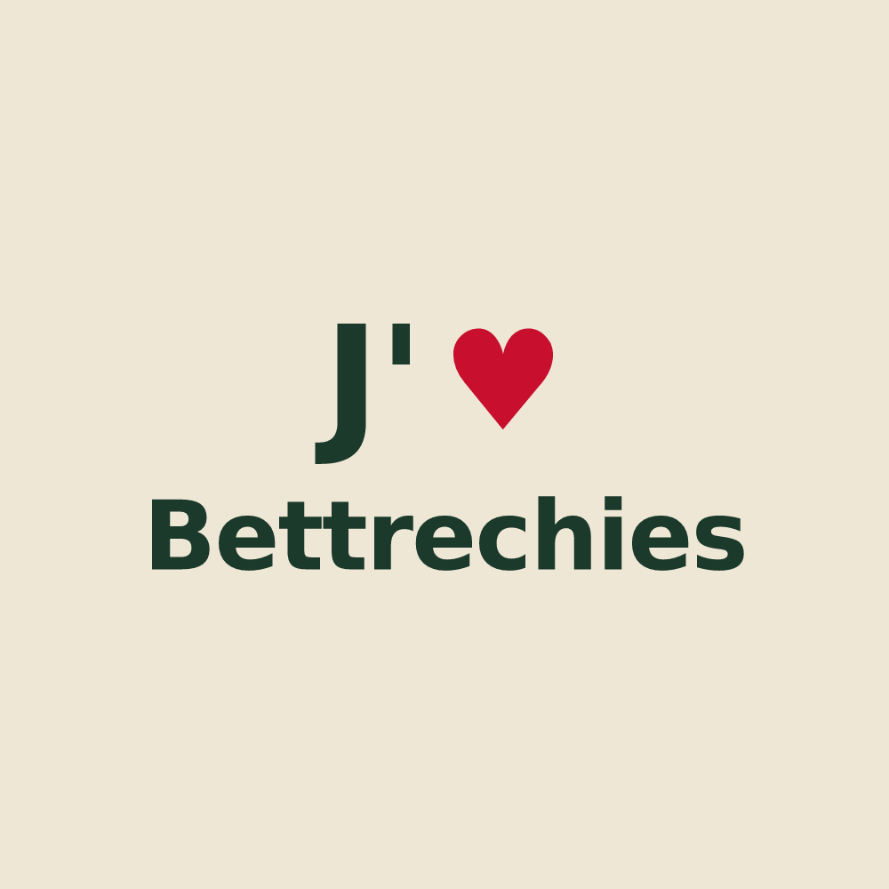 Tote bag personnalisé Bettrechies — design J'aime Bettrechies