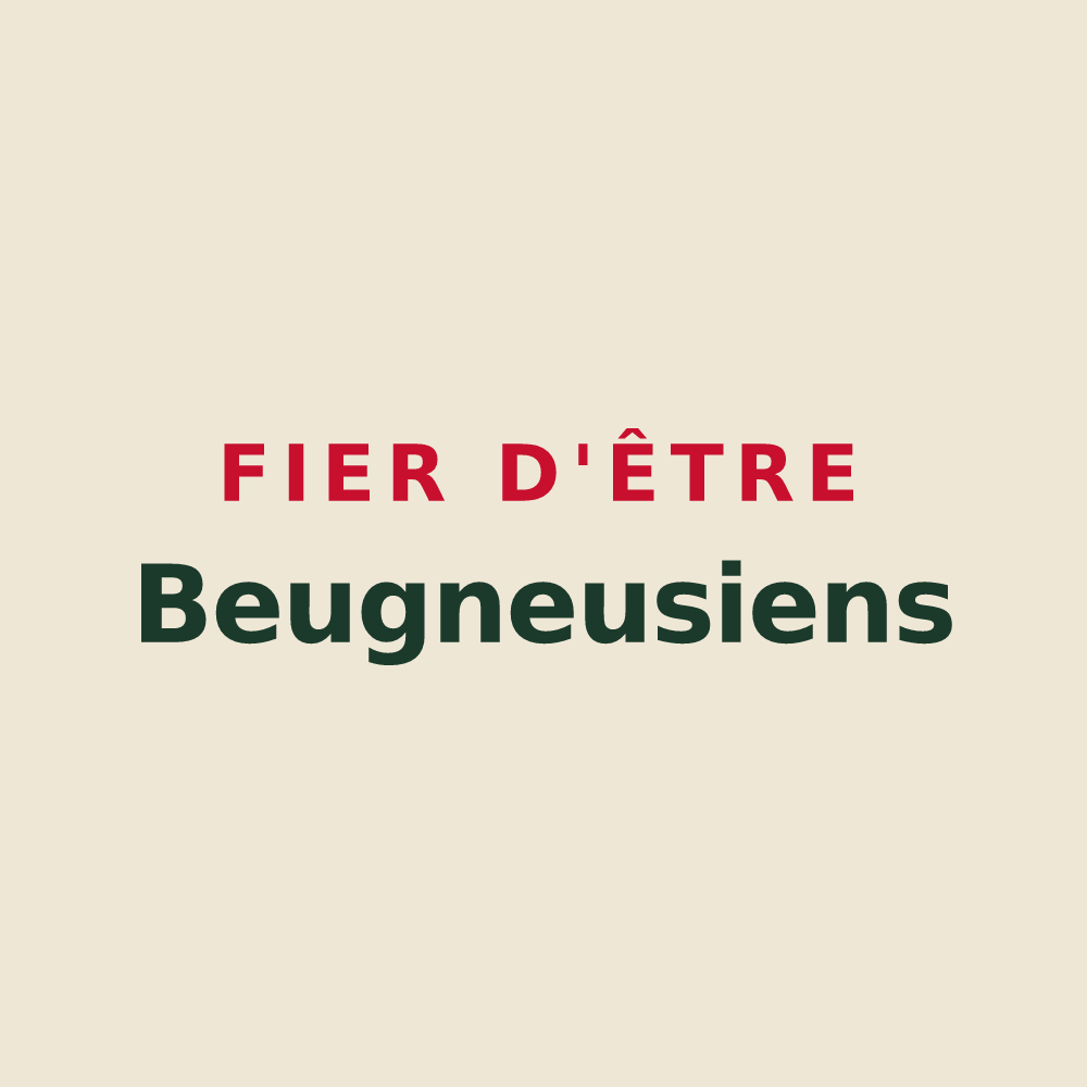 Tote bag « Fier d'être Beugneusiens » — design pour Beugneux