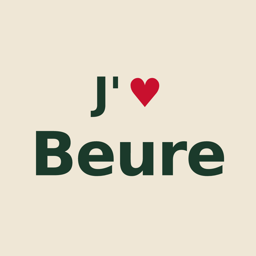 Tote bag personnalisé Beure — design J'aime Beure