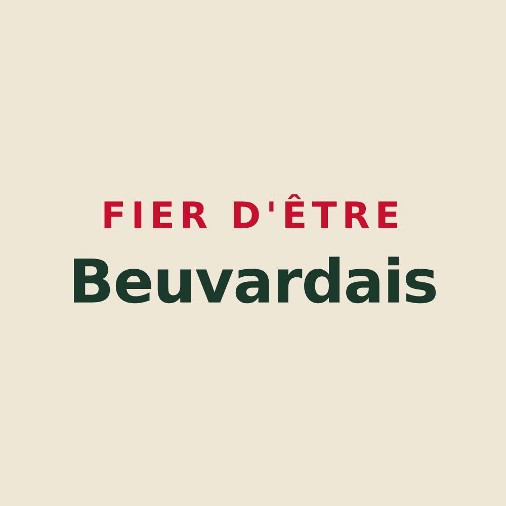 Tote bag « Fier d'être Beuvardais » — design pour Beuvardes