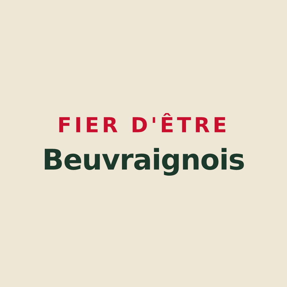 Tote bag « Fier d'être Beuvraignois » — design pour Beuvraignes