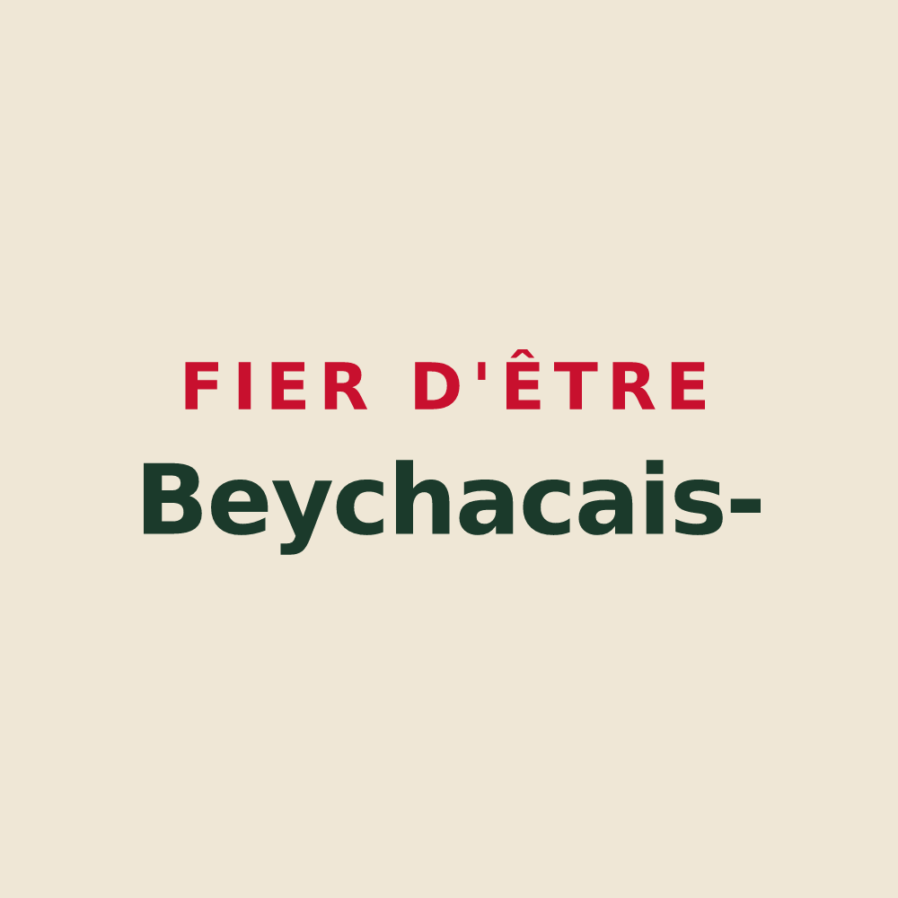 Tote bag « Fier d'être Beychacais- » — design pour Beychac-et-Caillau