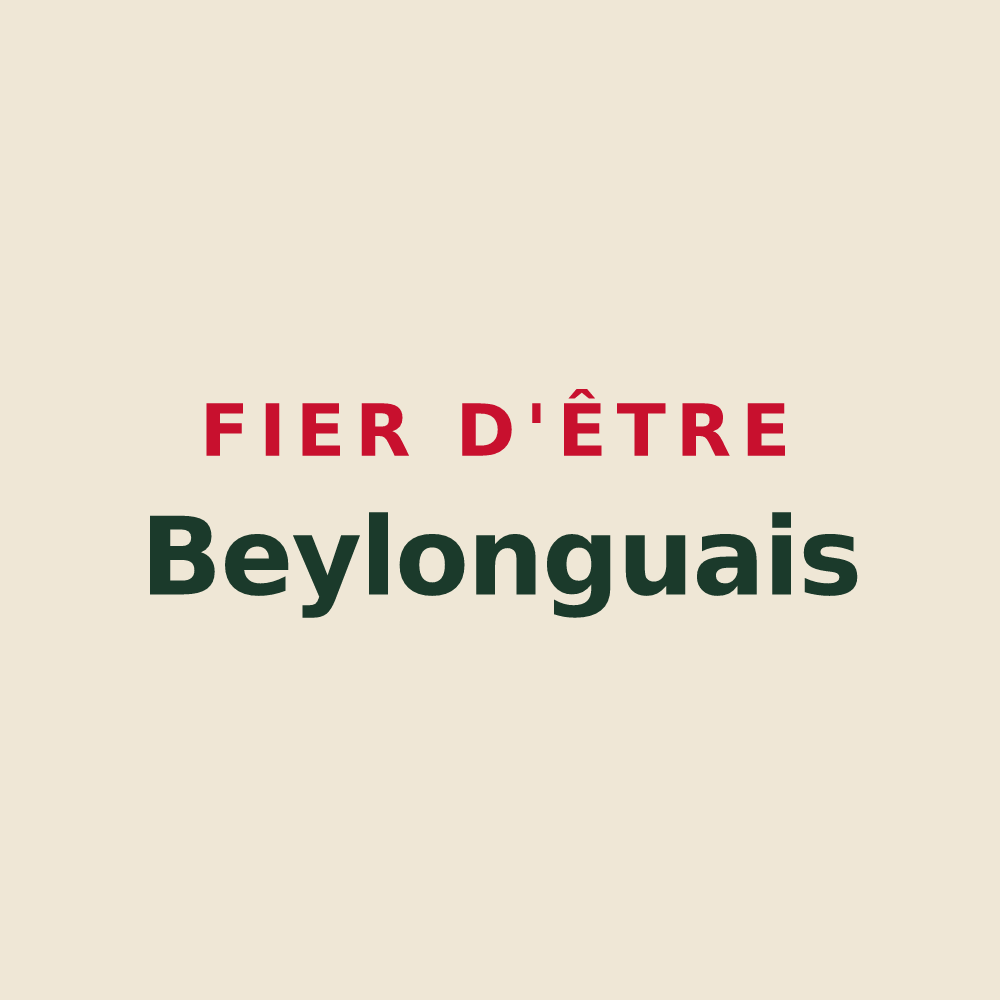 Tote bag « Fier d'être Beylonguais » — design pour Beylongue
