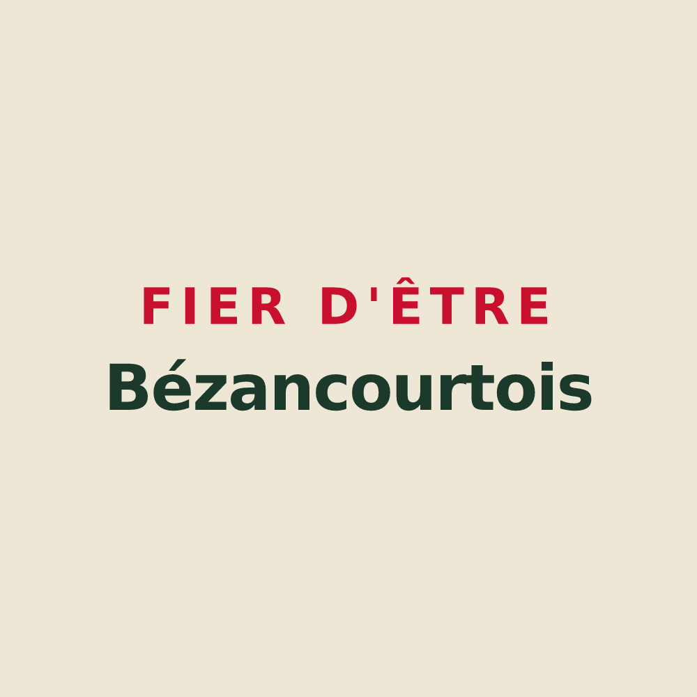 Tote bag « Fier d'être Bézancourtois » — design pour Bézancourt