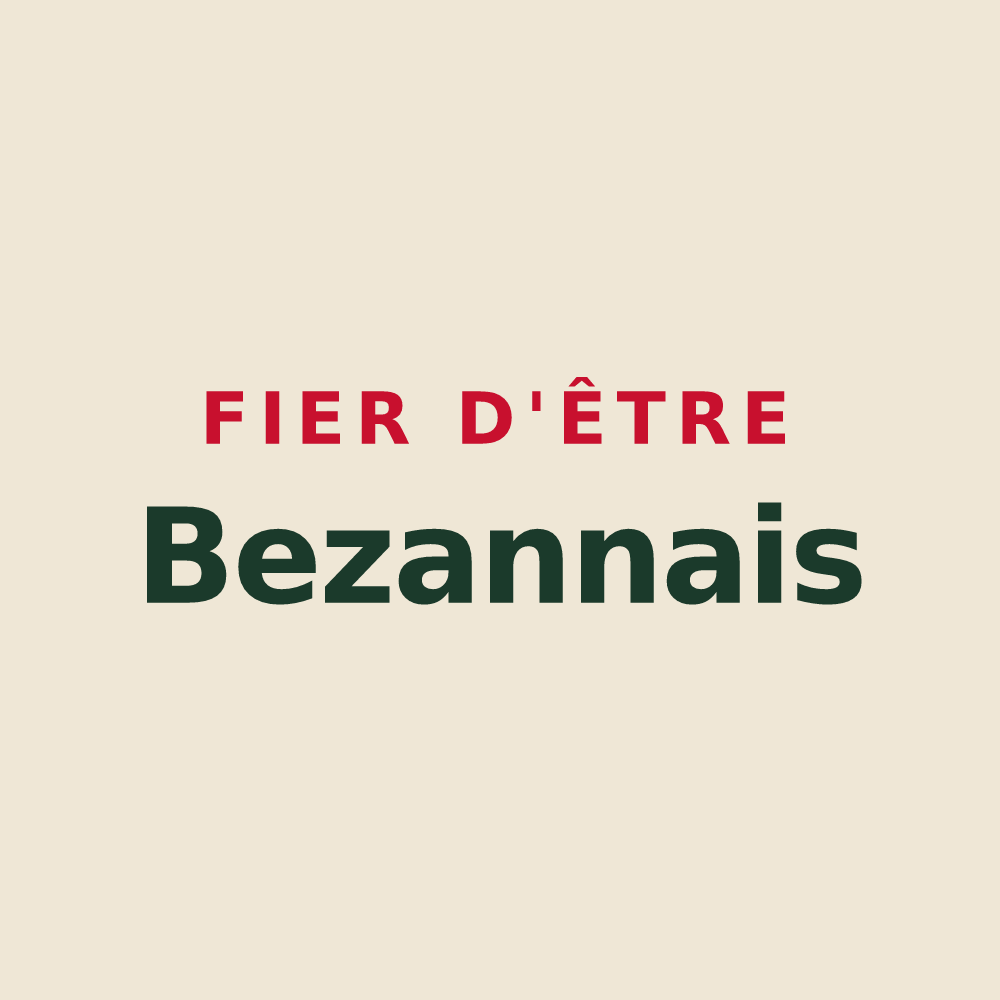 Tote bag « Fier d'être Bezannais » — design pour Bezannes