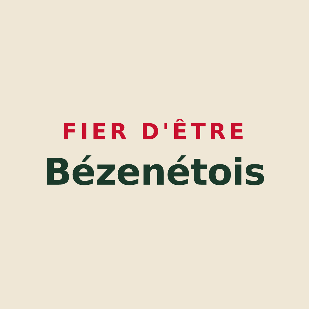 Tote bag « Fier d'être Bézenétois » — design pour Bézenet