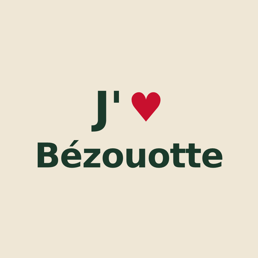 Tote bag personnalisé Bézouotte — design J'aime Bézouotte