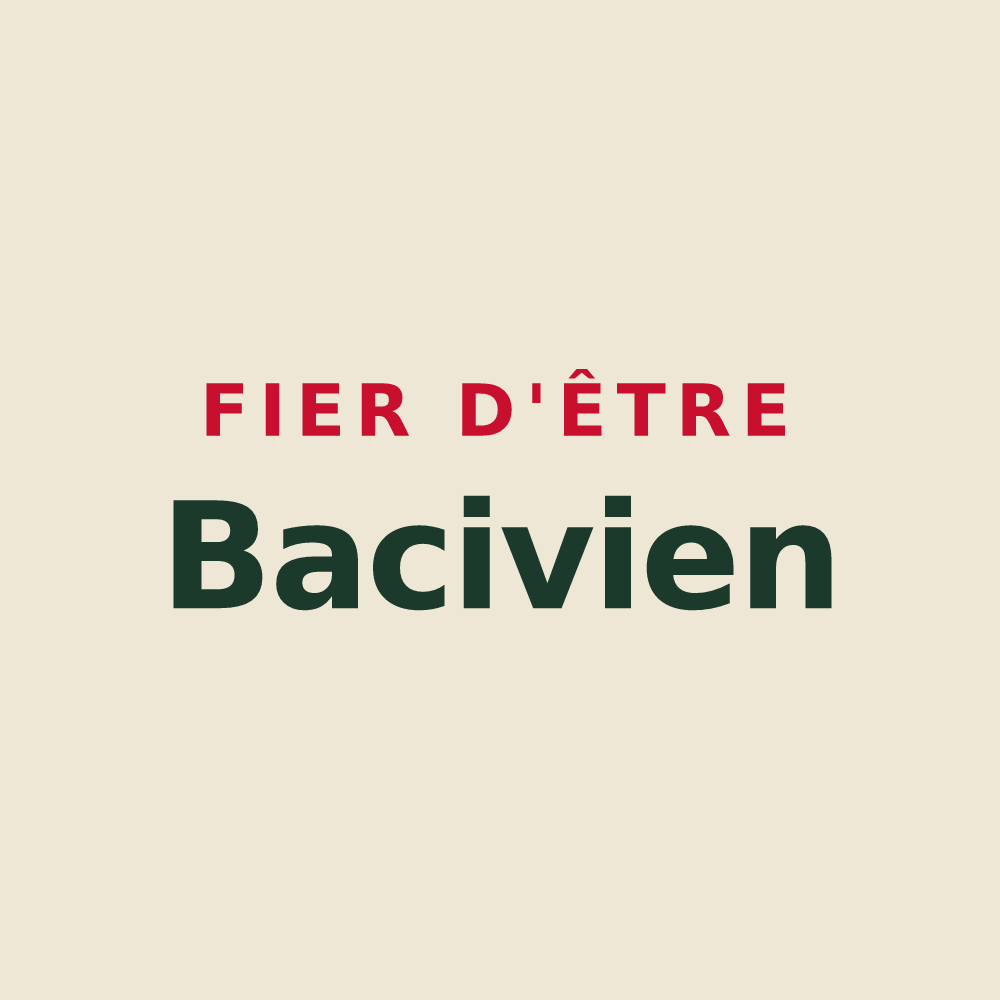 Tote bag « Fier d'être Bacivien » — design pour Bézu-la-Forêt