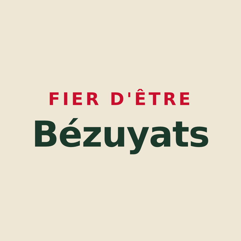 Tote bag « Fier d'être Bézuyats » — design pour Bézu-le-Guéry