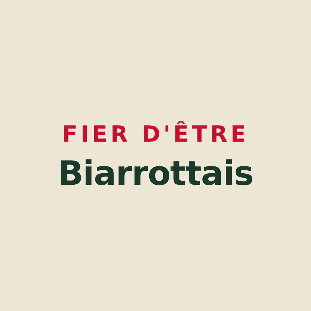 Tote bag « Fier d'être Biarrottais » — design pour Biarrotte