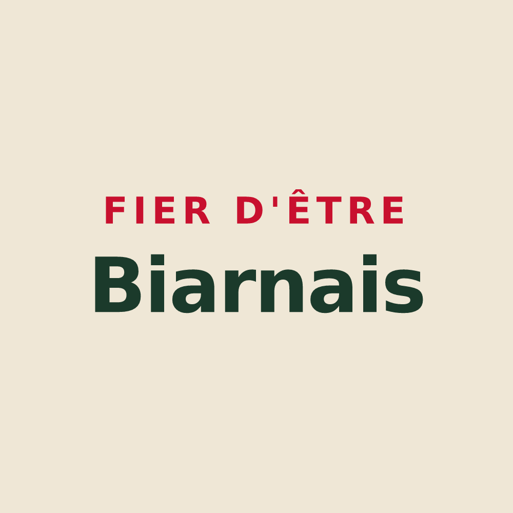 Tote bag « Fier d'être Biarnais » — design pour Biars-sur-Cère