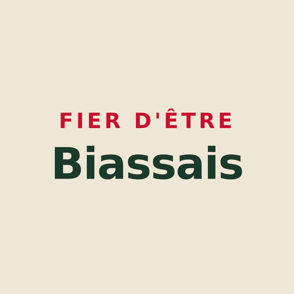 Tote bag « Fier d'être Biassais » — design pour Bias
