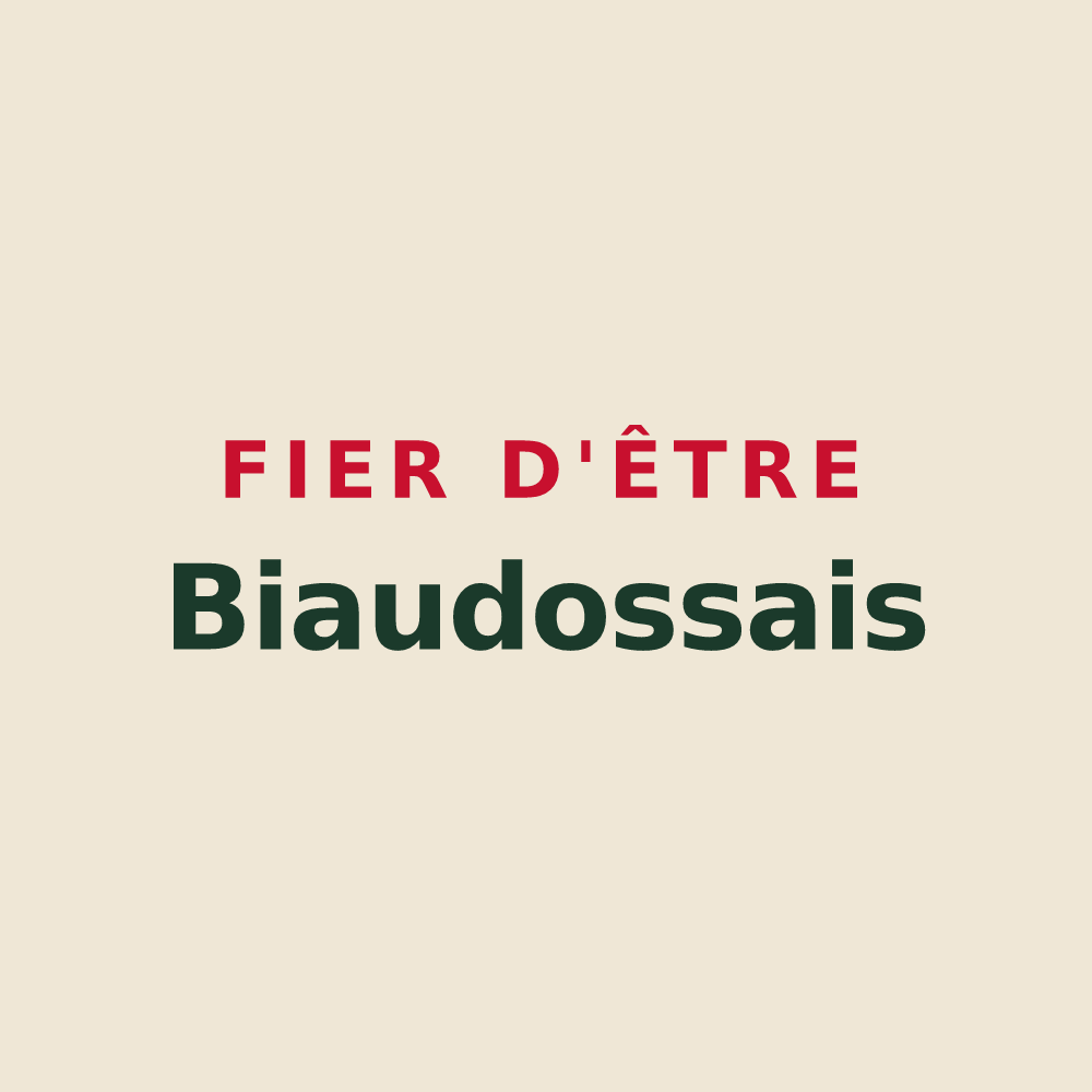 Tote bag « Fier d'être Biaudossais » — design pour Biaudos