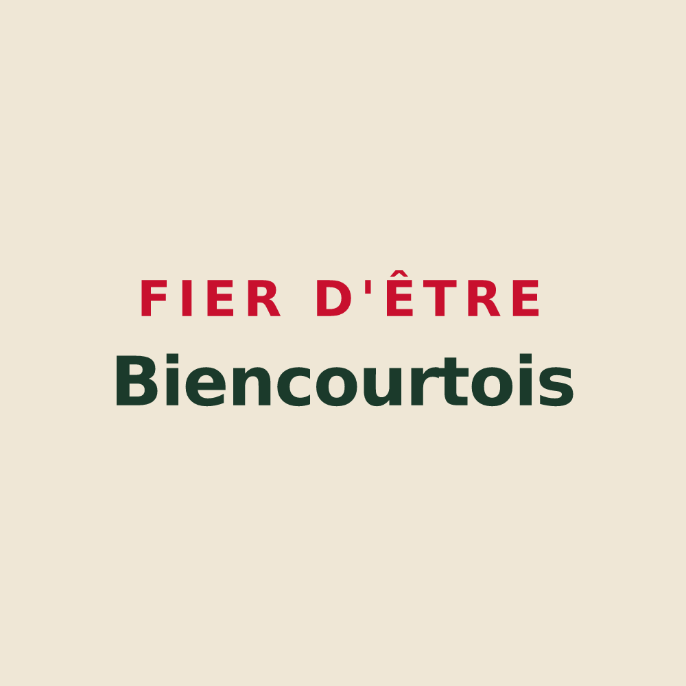 Tote bag « Fier d'être Biencourtois » — design pour Biencourt-sur-Orge